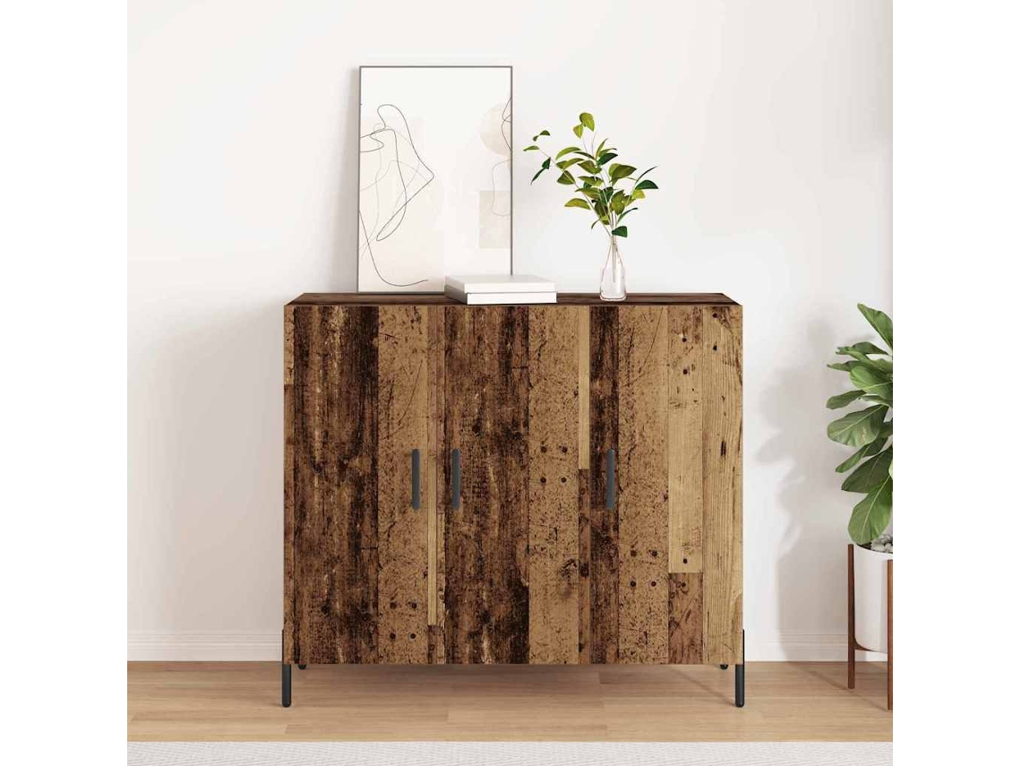 Vidaxl Buffet Madeira Antiga 90 X 34 X 80 Cm Derivados De Madeira