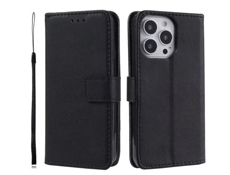 Capa Smartphone para iPhone 16 LUX Pele Preto