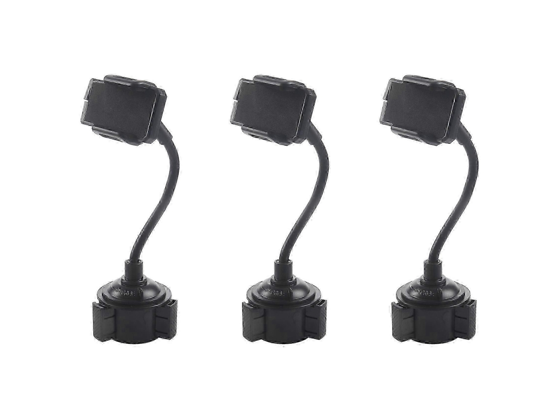 Lurelia Suporte Para Telemóvel Em Porta-copos De Carro 3x 3 Cm 4,3 Polegadas 1,75 Polegadas 4,75 Polegadas Pescoço De Ganso Rotação 360° Ventosa