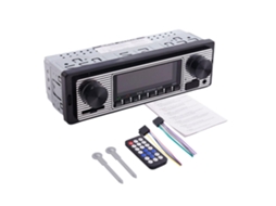 Receptor De Áudio Fm Usb Auxiliar Para Carro Com Bluetooth Vintage Fa10 Brilvibera