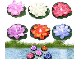 Luminária Flutuante Em Formato De Flor À Prova Dágua, Luminárias Flutuantes Em Formato De Flor | Lu Gokoco