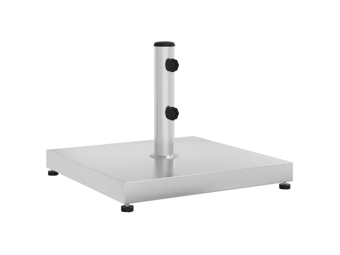 Vidaxl Base De Guarda-sol Para Postes De Ø32/38/48 Mm 28 Kg Quadrado