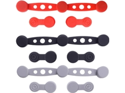 Conjunto De 3 Clipes Magnéticos De Silicone Para Papel Manteiga Na Fritadeira A Ar, Para Cozinhar E Assar Com Limpeza Mais Simples