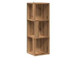 Corner Cabinet, Corner Cabinets Vidaxl Marrom Madeira Processada (33 X 33 X 100 Cm)