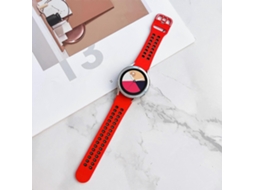 Pulseira De Silicone Bicolor Com Fivela Dupla Para Samsung Galaxy Watch4 40mm