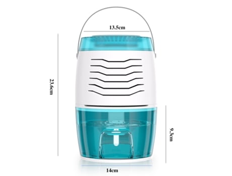 Desumidificador Compacto E Silencioso Para Uso Doméstico Em Quartos Internos, 1000 Ml