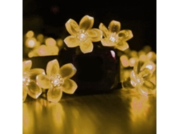 Luz de Flor de Cerejeira 33 Pés 80 Led Alimentada Por Bateria para Quarto de Jardim de Festa de Casamento