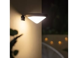 Candeeiro LED LEDKIA Solar (Preto - LED Integrado - 3 W)