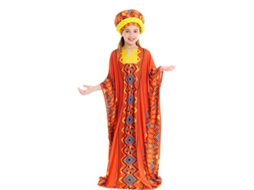 Fato de túnica africana para menina