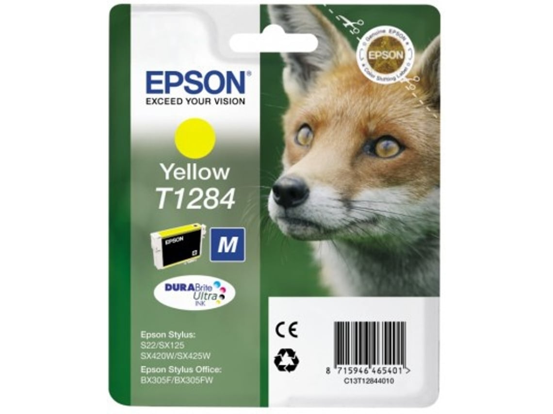 Tinteiro EPSON T1284 Amarelo (C13T12844022)