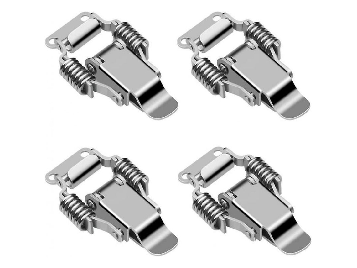 Pestillos de Aço Inoxidável 304, 4 Peças, para Fechos de Gavetas, Gabinetes, 68x35mm, Resistente à Corrosão S/MARCA