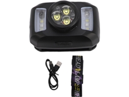 Lanterna De Cabeça Led Cob Recarregável Ultrabrilhante Com Sensor