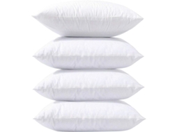 Inserts De Almofadas Quadradas 18x18, Conjunto De 4 Hipoalergênicos, Relleno Para Capas De Sofá E Cama