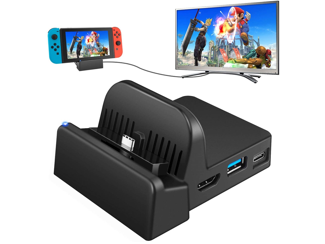 Dock Para Nintendo Switch/tv Oled, Adaptador Usb-c Para Hdmi