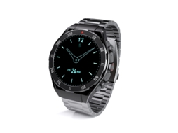 F33 Tws Earbuds Smart Watch 2 em 1 4G Memória Frequência Cardíaca Monitoramento de Saúde Música Esportes Aço Preto GODTVAGT