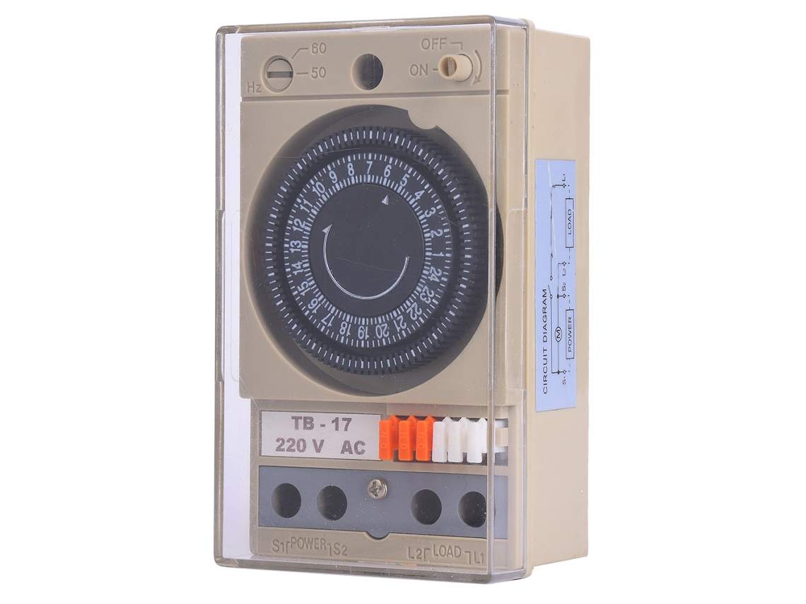 Laxiscreed Timer Mecânico Ac220v Para Controle De Tempo E Energia