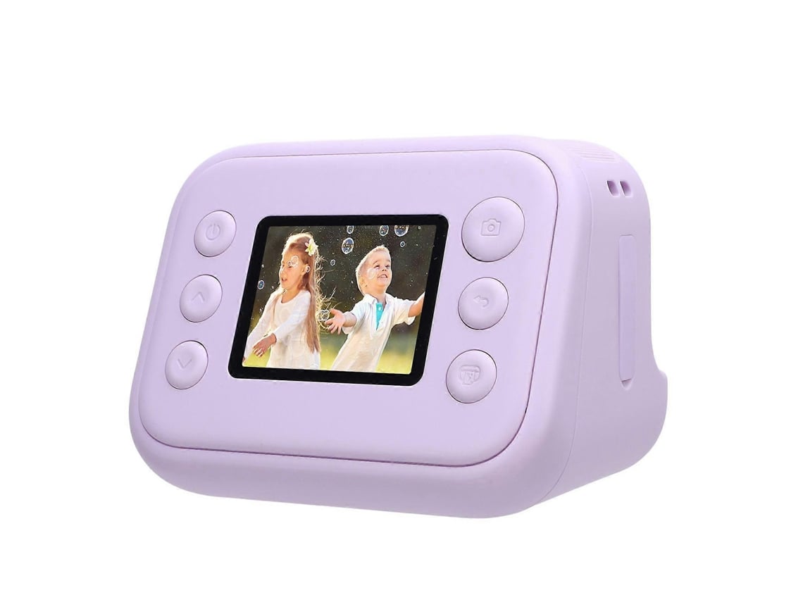 Máquina Fotográfica Instantânea 1080p 48mp Com Ecrã Ips De 2,0 Polegadas E Flash Led, Roxa