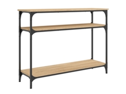 Console Table, Console Tables Vidaxl Marrom Madeira Processada (n/a)