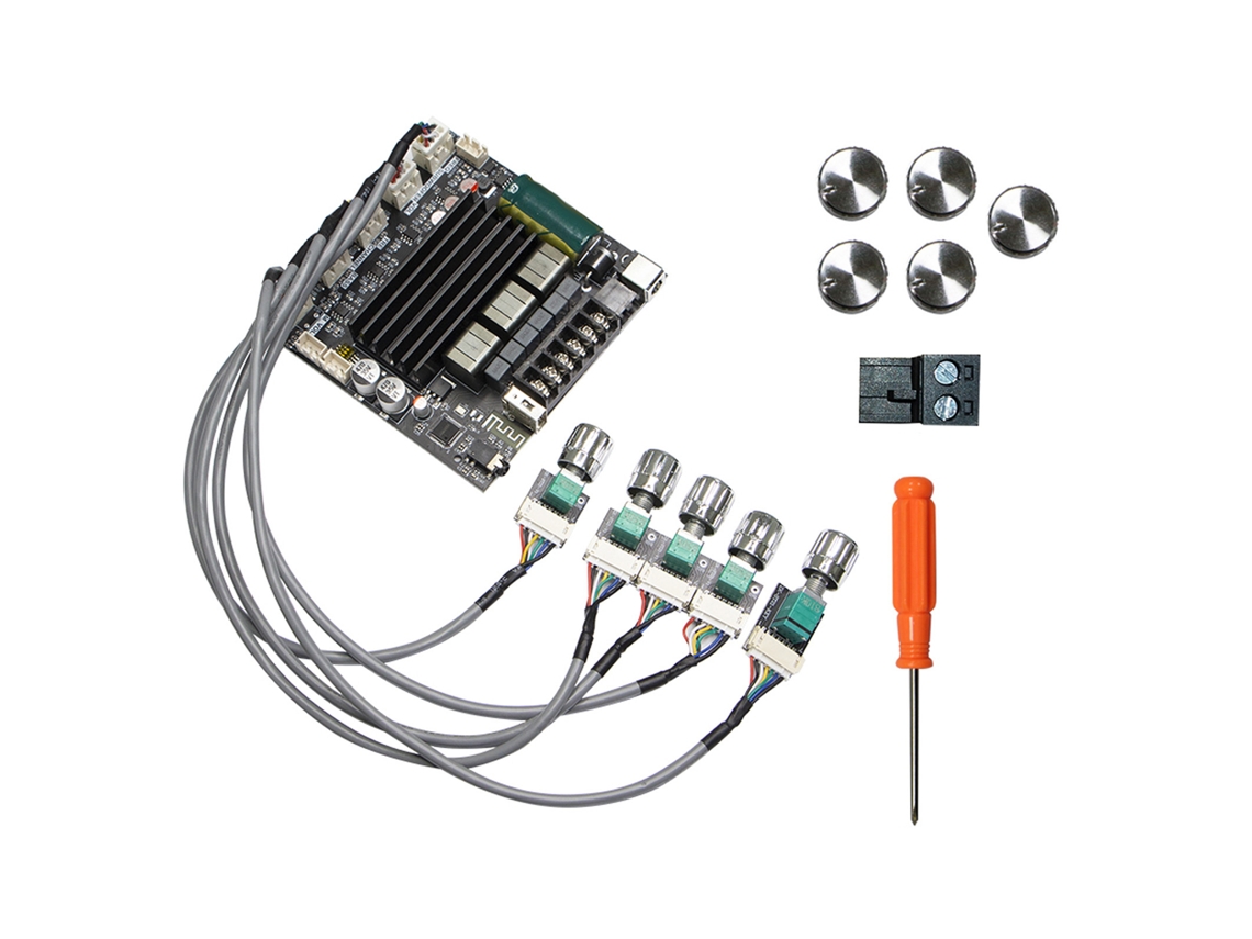 Hkj módulo Amplificador de Sonido Digital Bluetooth 2.1 Canais 100w 100w 200w Placa Zk st21