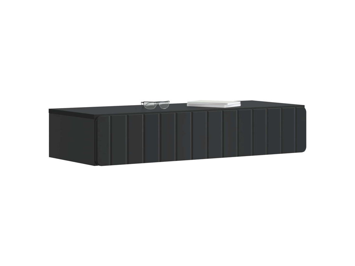 Mesa Lateral de Parede Preto 87,5 X 34,5 X 17 Cm MAISON EXCLUSIVE