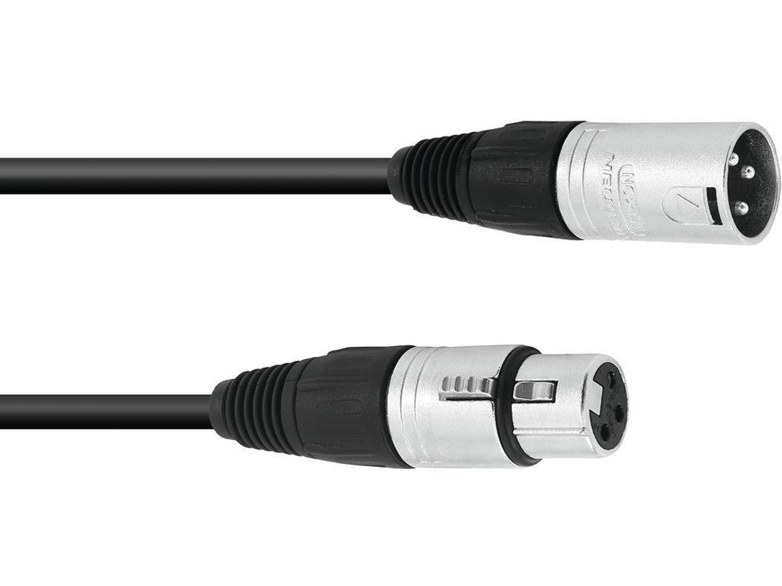 Cabo SOMMER CABLE XLR 3pin 6m bk Neutrik