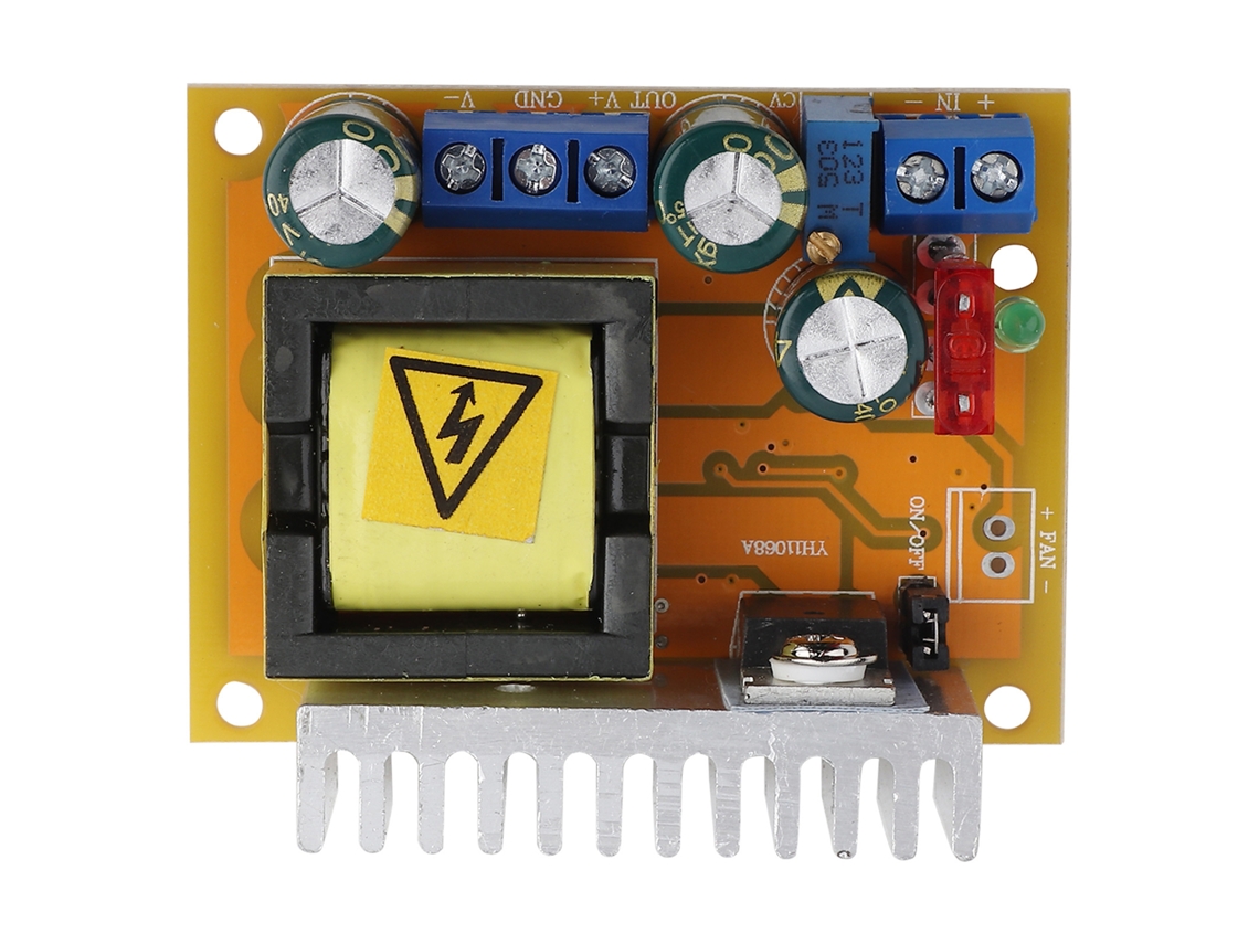 Conversor elevador de tensão dcdc boost 12v a ±45v390v com carga de capacitor zvs módulo regulador | S/MARCA