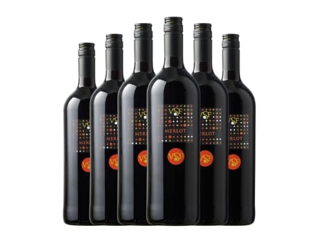 Vinho VILLA SANTA FLAVIA Merlot Venezia (1 L - 6 Unidades)