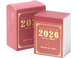 Calendário De Escritório Déchirable 2026, Bloco De Notas De Escrita Diária De 365 Dias, Leve E Portátil Para