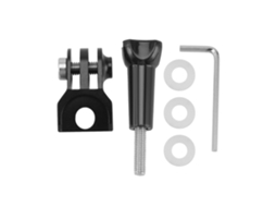 Lurelia Suporte Ciclocomputador, Suporte Para Câmera Para Bicicleta Dobrável, Preto
