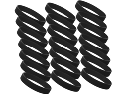 Conjunto De 50 Pulseiras Impermeáveis, Duráveis E Personalizáveis, Ideais Para Equipes Esportivas, Eventos E Festas