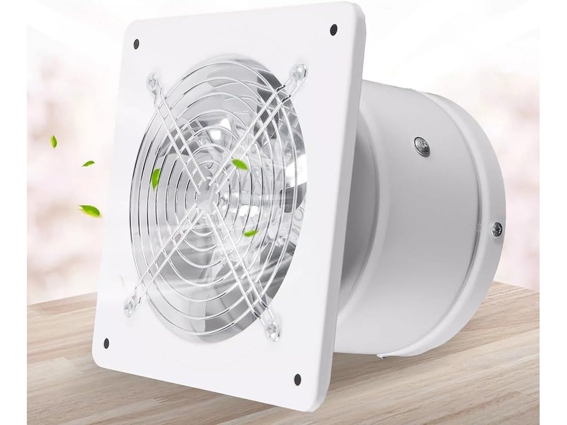 Ventilador De Banheiro De 15 Cm (6 Polegadas) - Exaustor De Ar - Para Banheiro,