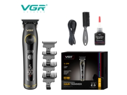 Máquina de Cortar Cabelo Elétrica com 5 Velocidades, Visor Digital e Gravação para Cortes Pompadour de Alta Velocidade. MDUG (preto)