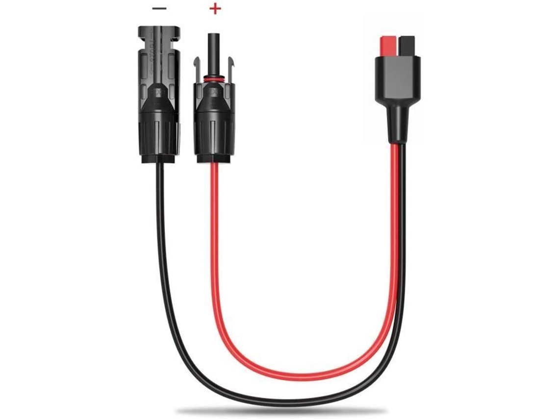 Allpowers Vers Anderson Power Pole Connector Adapter para cabo de painel solar macho e fêmea compatível 120