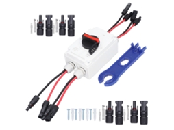 Interruptor de Desconexão Solar DC 32A 1000V com Carcaça Flexível PC e Retardante de Chama