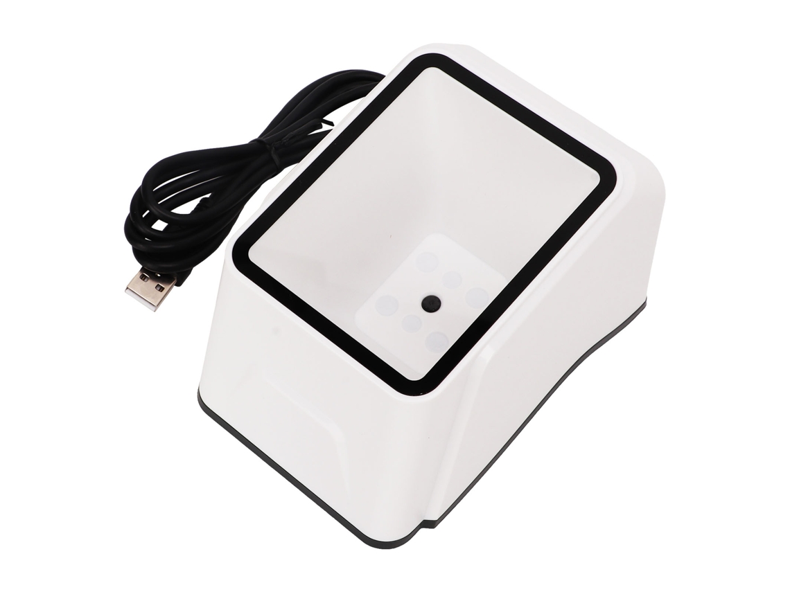 Scanner de Código de Barras 1d 2d Automático para Pagamento Móvel Branco Usb