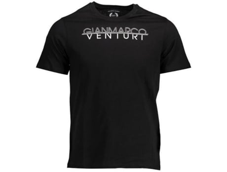 T-shirt De Homem Gian Marco Venturi Algodão Preto (l)