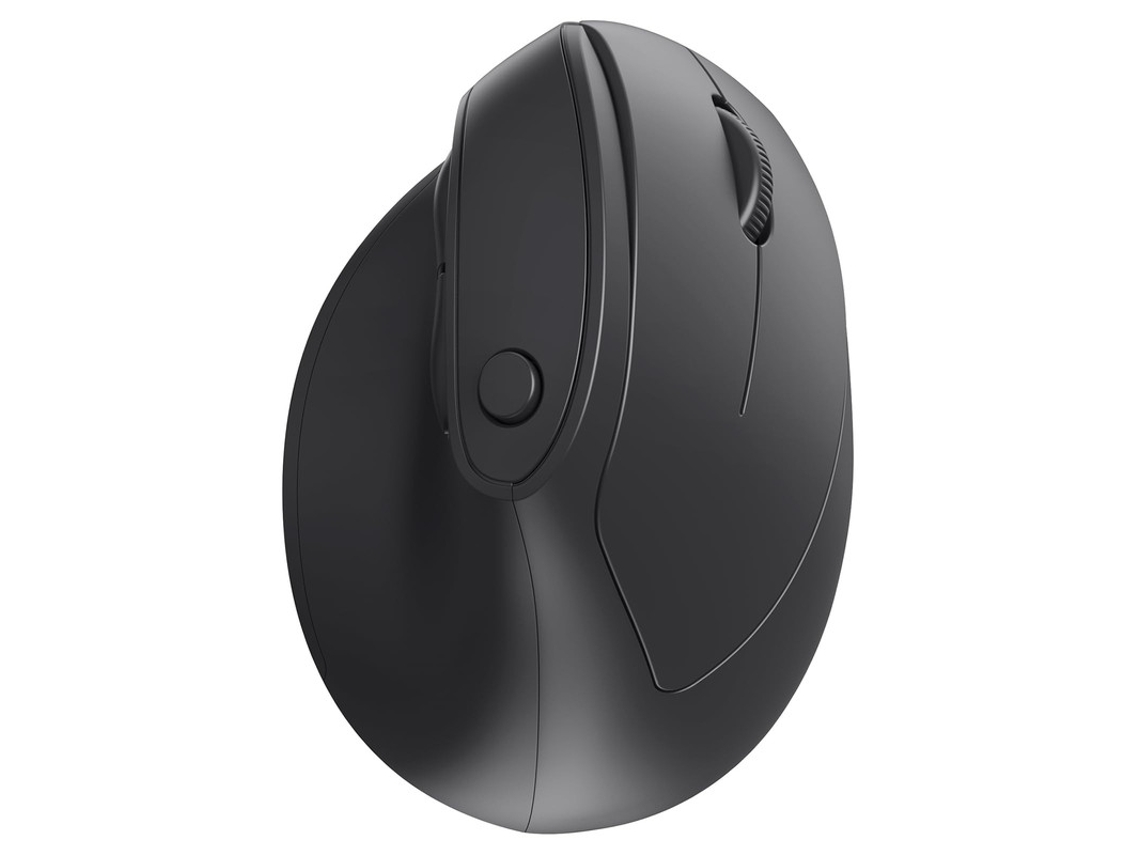 Rato Ergonómico Sem Fios, Ligação Dupla Usb Bluetooth, 1000/1600/2400 Dpi Preto Bestvite