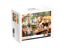 Ats puzzle para Crianças e Adultos 1000 Peças Hd 3 Camadas Matserial Papel 1.5mm Zonas 8 Arte Puzzle Jogo Q1049 Gatso Cozinha