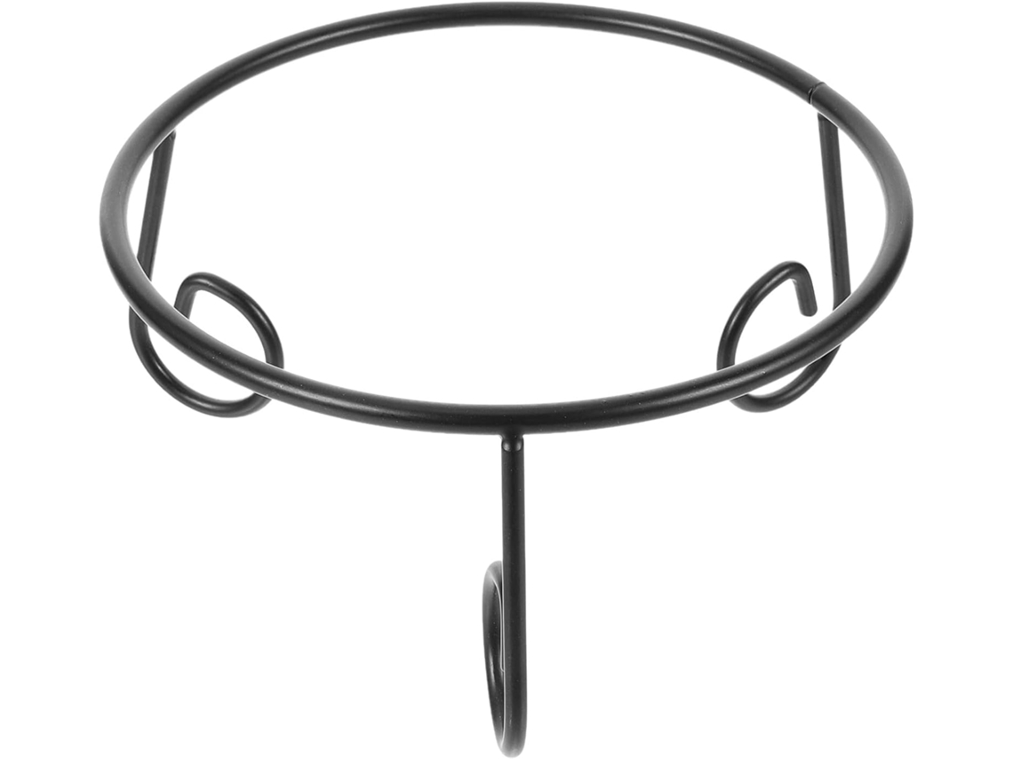 Suporte de Ferro Kichouse para Esferas de Jardim de 5,7 Polegadas e Bolas para Gazebo, Base Decorativa Preta para Bolas CHABERLU