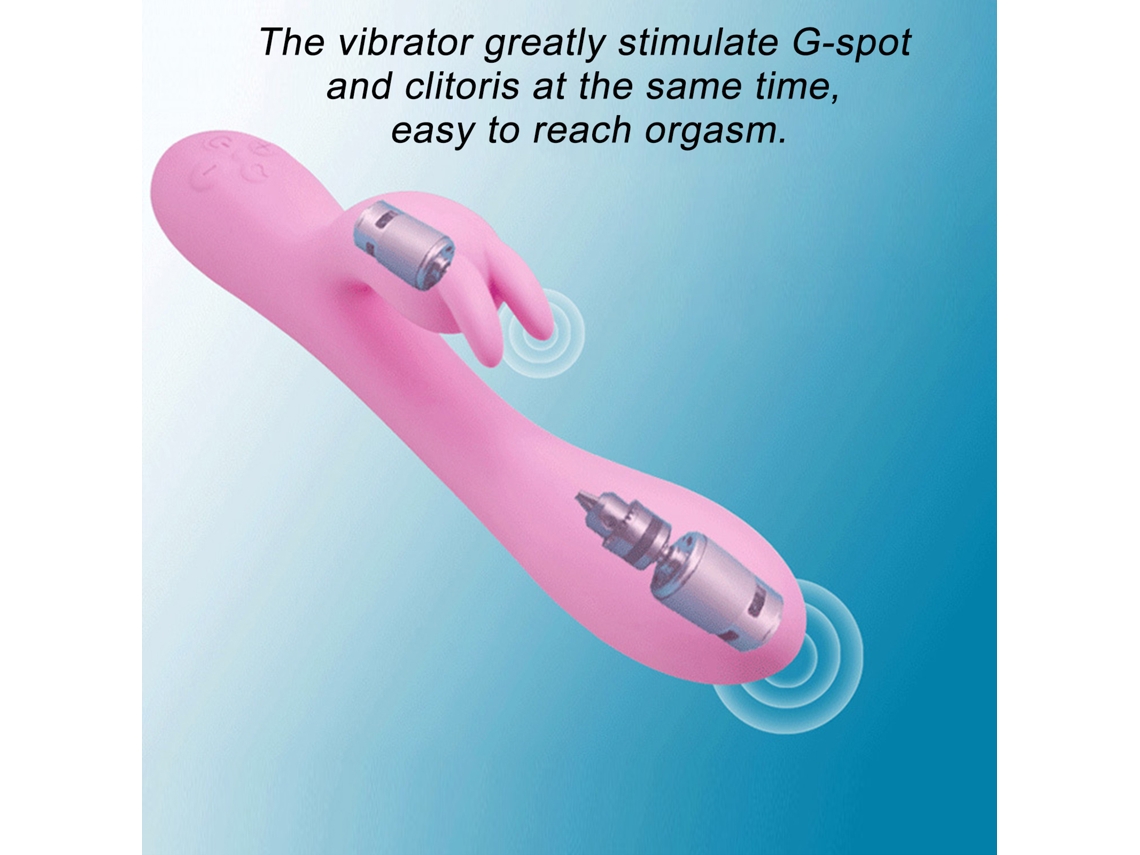 Vibrador De Doble Motor Para Mujeres Con 16 Modos Silicona Recargable