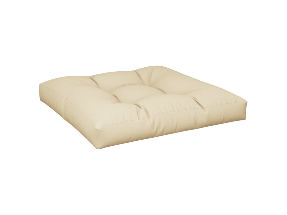 Pallet Cushion, Pallet Cushions Vidaxl Bege Tecido (80 X 80 X 12 Cm)