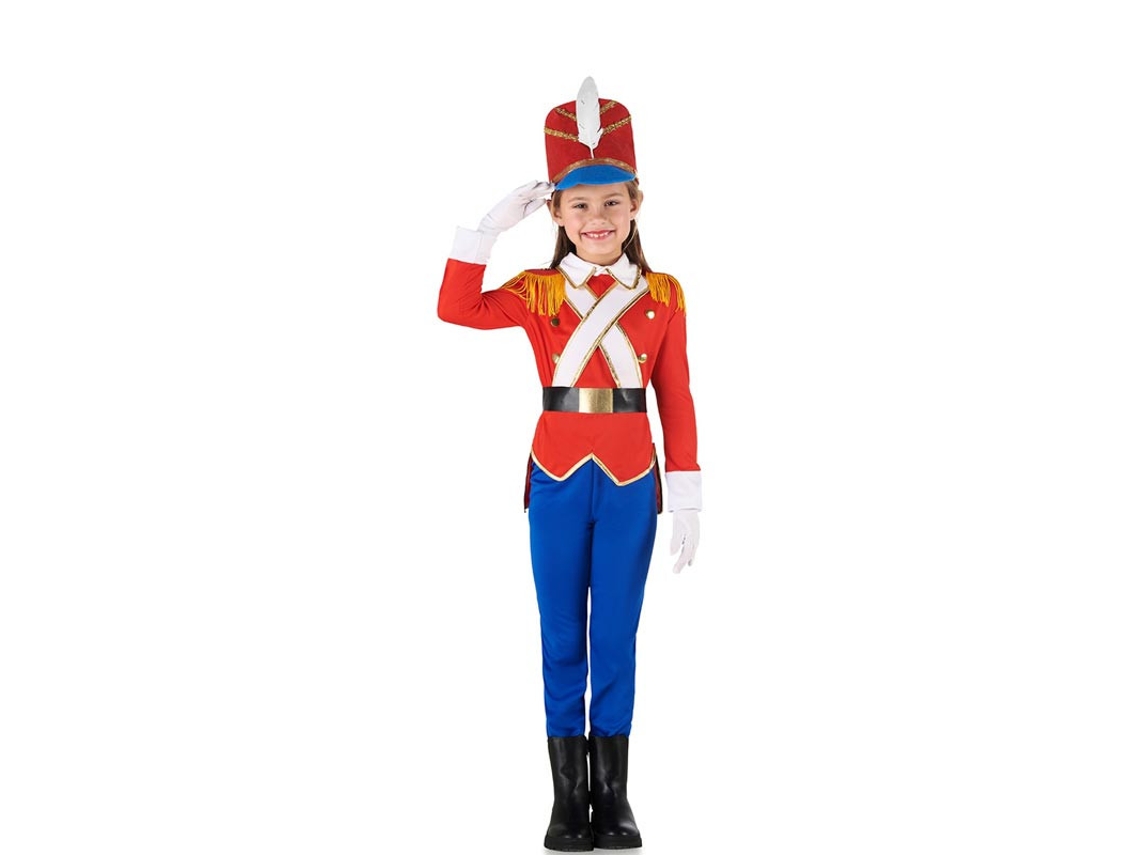 Fato de soldado de lata clássico para menina