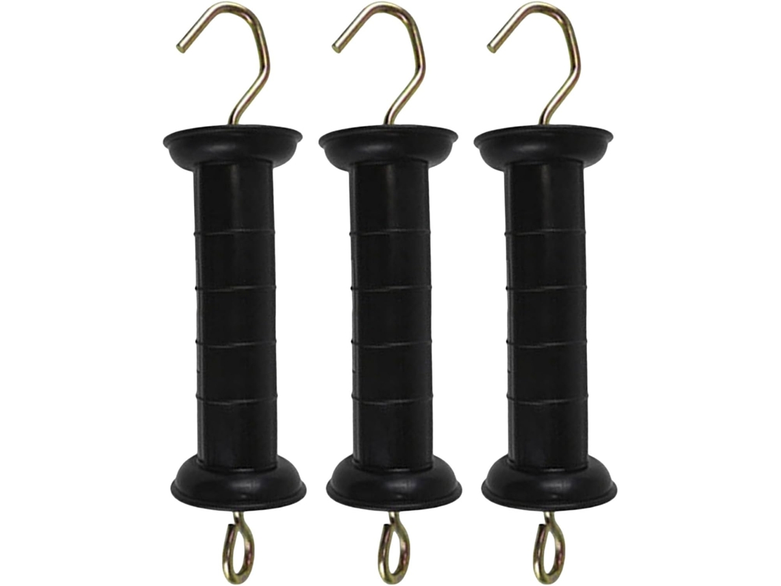 Conjunto De 3 Isoladores Alta Resistência Para Alça Cerca Elétrica Com Camadas Isolantes, Instalação Rápida Em Plástico