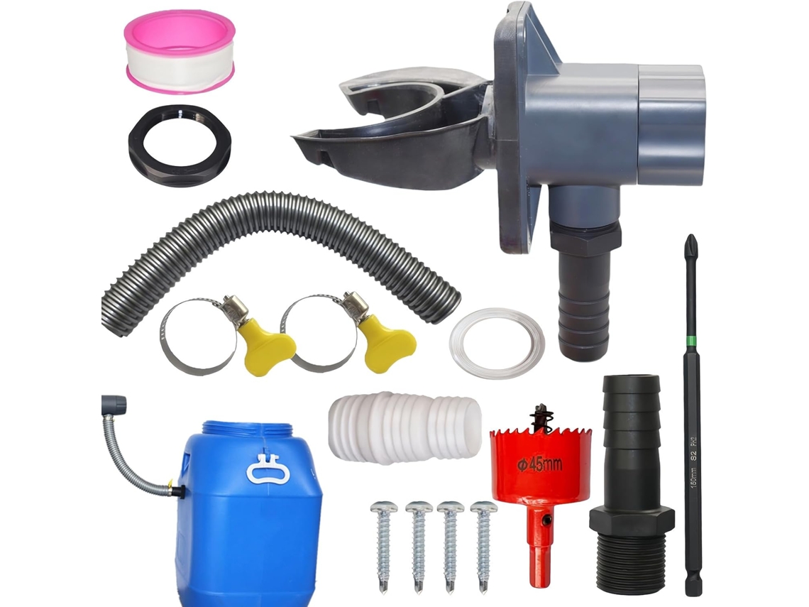 Kit E Peças Para Sistema Desviador De Água Da Chuva Faça Você Mesmo
