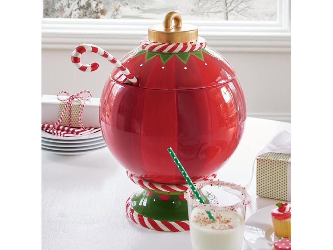 Árvore de Natal com suporte em bacia e divisor de comida em resina para festas LAXISCREED