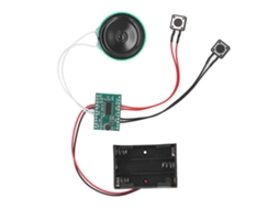 Gravador de Cartão de Saudação com Controle de Chave e Loop 4 Minutos