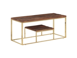 Coffee Table, Coffee Tables Vidaxl Ouro Aço Inoxidável (n/a)