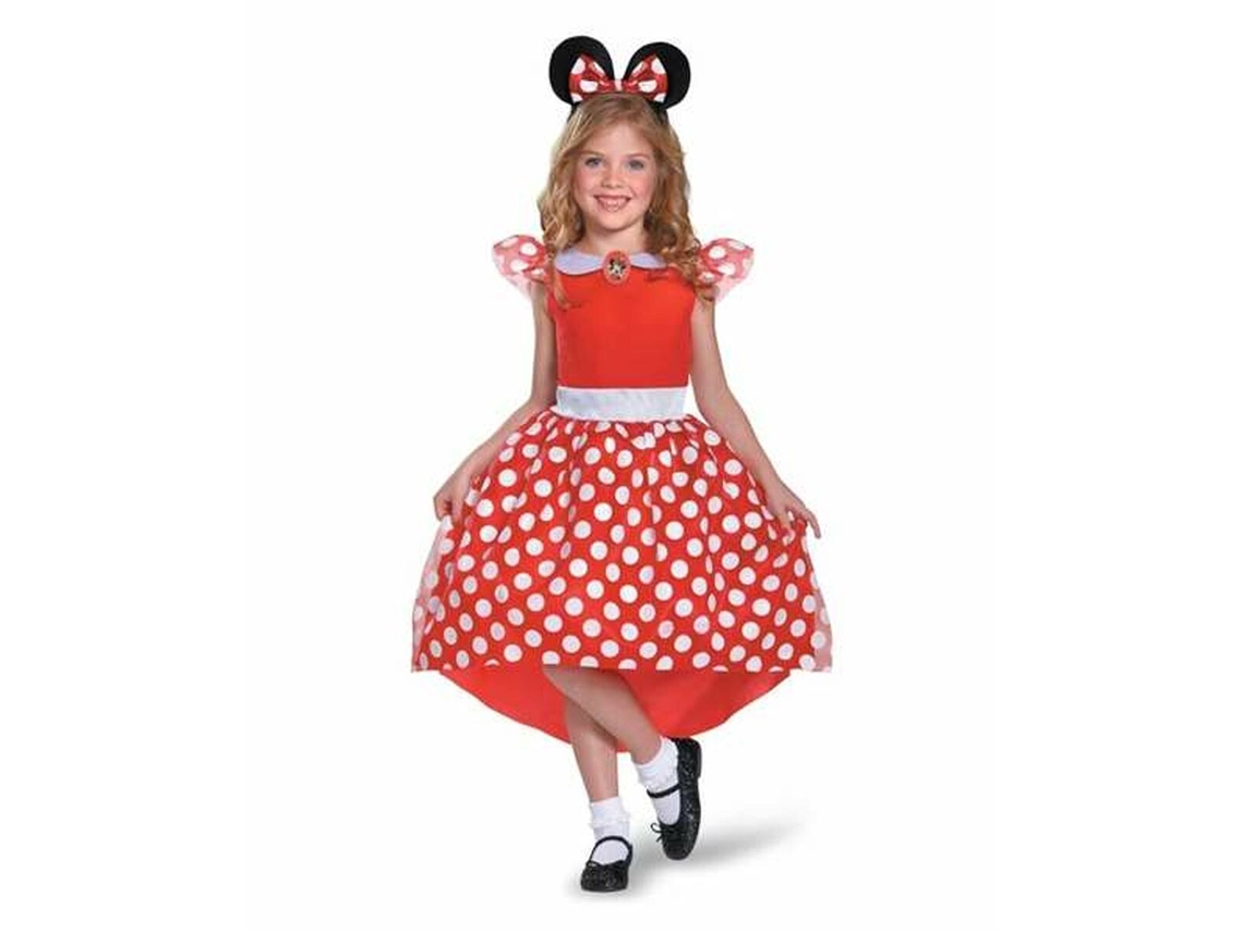 Fantasia para Crianças Minnie Vermelho