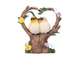 Luz Solar Jardim Coração Ornament Animal Casal Simulação Decor Exterior Balcão Jx1007