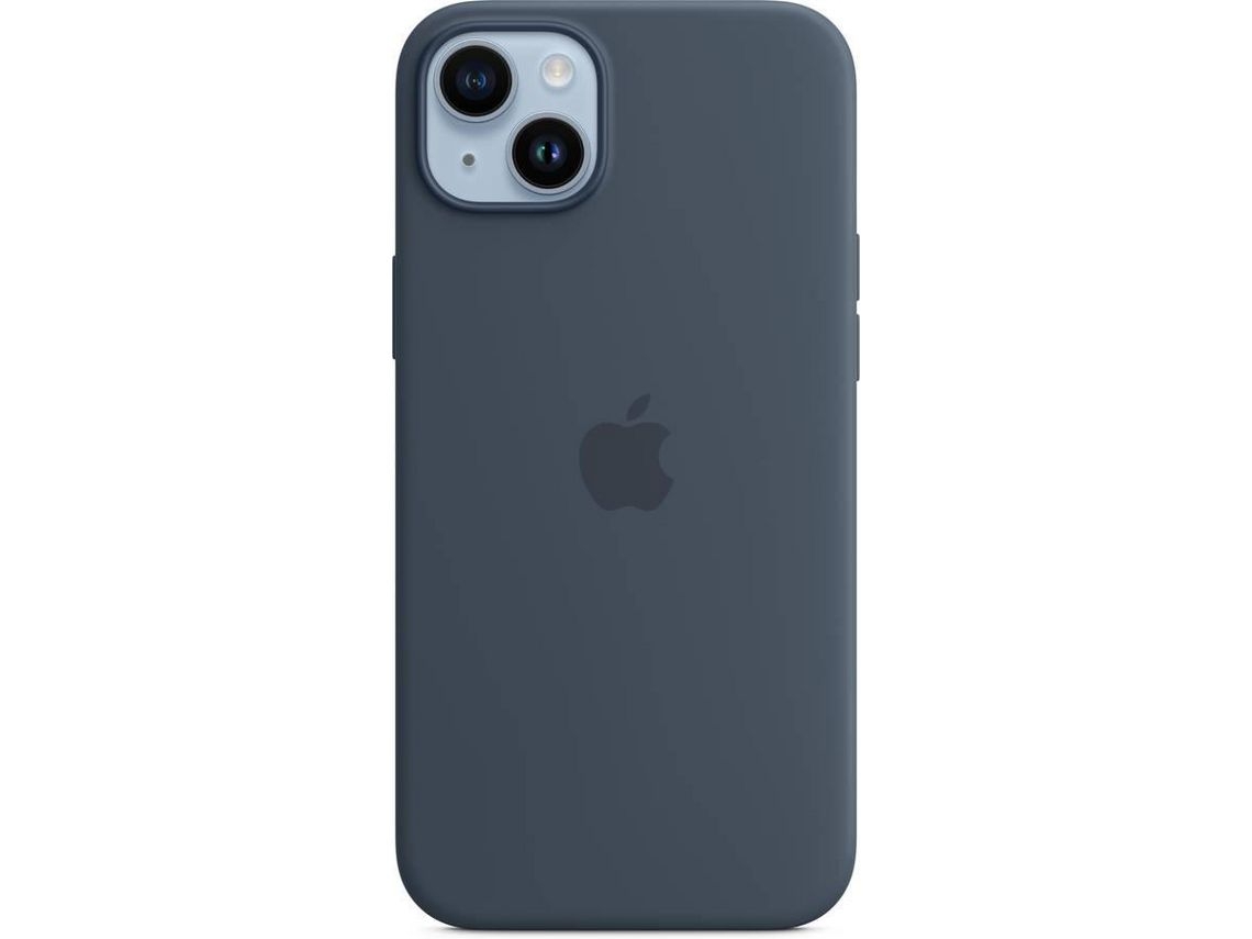 Capa iPhone 14 Plus APPLE Silicone Storm Blue (Outlet Caixa Aberta)